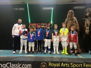 arnold fencing classic 2015 -Y10 foil finalist